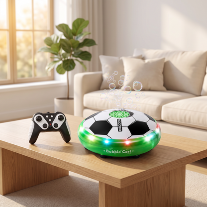 RC Soccer Bubble Car | Remote Control Bubble Ball with 360° Spin, LED Lights & Sounds