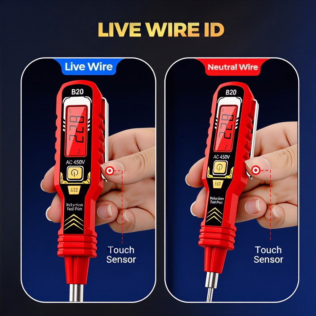 🔥2026 Hot sale🔥Non-Contact Voltage Tester with LCD Display